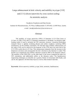 Large enhancement in hole velocity and mobility in p