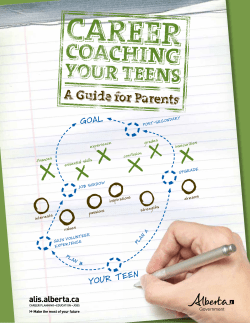 Career Coaching Your Teens: A Guide for Parents