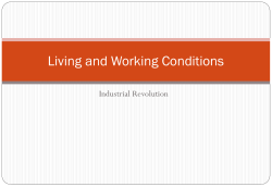 Living and Working Conditions