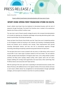 sport zone opens first franchise store in ceuta