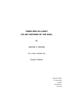 THREE MEN IN A BOAT