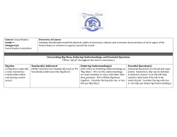 4th Grade Social Studies Curriculum - trinity