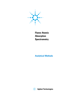 Flame Atomic Absorption Spectrometry
