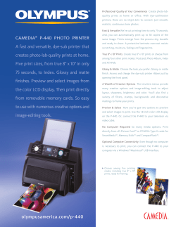 OLYP3008 P-440 Sell Sheet