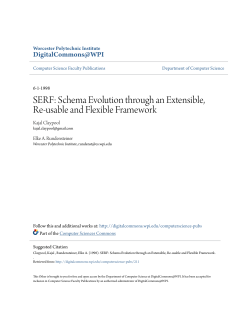 SERF: Schema Evolution through an Extensible, Re