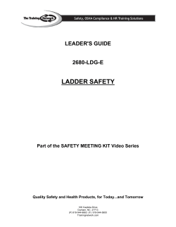 LADDER SAFETY - Training Network
