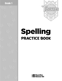 Spelling Workbook PDF - Macmillan/McGraw-Hill