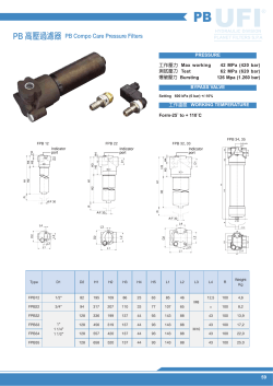 PB 高壓過濾器 PB Compo Care Pressure Filters