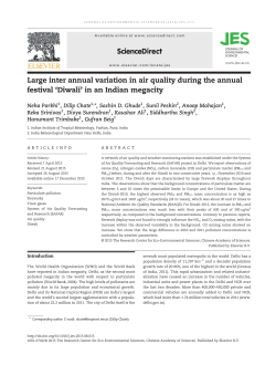 ScienceDirect - Journal of Environmental Sciences