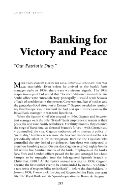 Banking for Victory and Peace