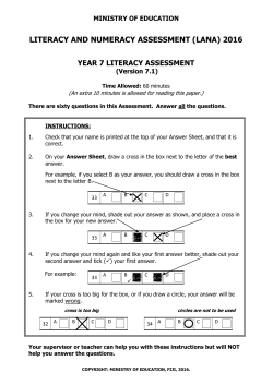 fiji islands literacy and numeracy assessments