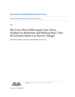 The Crazy Horse Malt Liquor Case - SelectedWorks