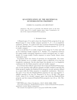 QUANTIFICATION OF THE RECIPROCAL DUNFORD