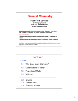 General Chemistry