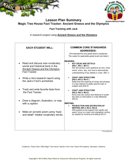 Fact Tracking with Jack - Ancient Greece and the Olympics