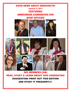 good news about democrats! - North Carolina Democratic Party