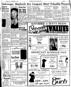 Gehringer, MQCMCIC Are Leagues` Most Valuable Played 98c