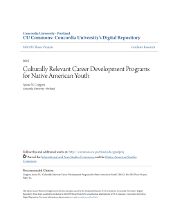 Culturally Relevant Career Development Programs for Native