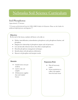 Soil Phosphorus