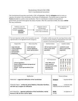 Revolutionary Period (1763-1789) Part 3