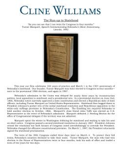 The Run-up to Statehood