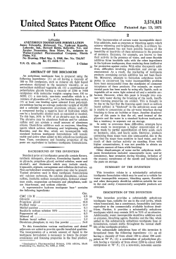 Anhydrous toothpaste formulation