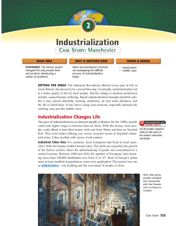 Industrialization - Old Saybrook Public Schools