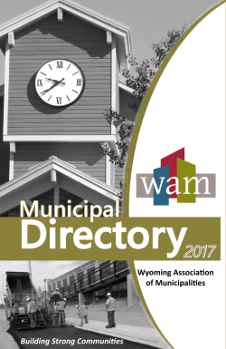 - Wyoming Association of Municipalities