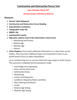 Constructive and Destructive Forces