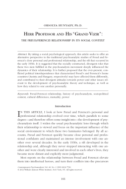 heRR PRofessoR And his &ldquo;GRAnd viziR&rdquo;