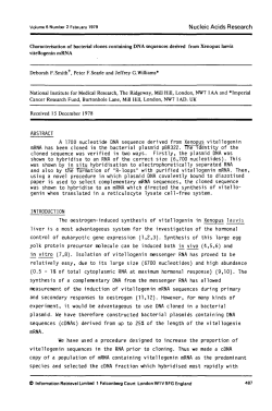 Characterisation of bacterial clones containing DNA sequences