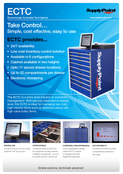 Take Control… - Supply Point Systems