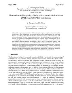 Thermochemical Properties of Polycyclic Aromatic Hydrocarbons
