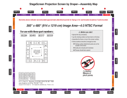 360" x 480" (914 x 1219 cm) Image Area&mdash;4:3 NTSC Format