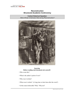 Document A: The 13th, 14th and 15th Amendments