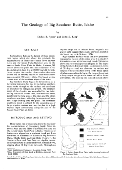 The Geology of Big Southern Butte, Idaho
