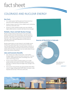 fact sheet - Nuclear Energy Institute