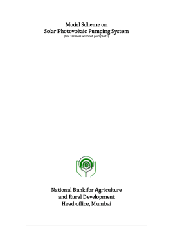 NABARD - National Bank For Agriculture And Rural Development