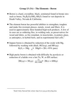 Descriptive Chemistry