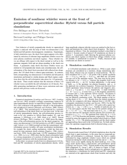 Emission of nonlinear whistler waves at the front of perpendicular