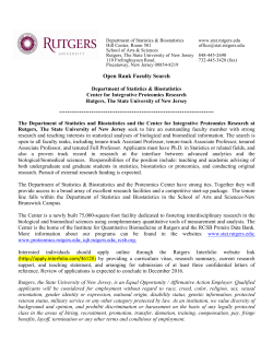 Joint Open Rank Faculty Search - FSU