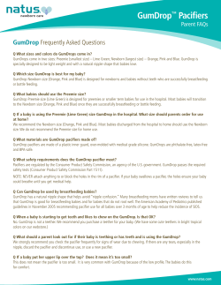 GumDrop&trade; Pacifiers