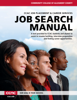 Job Search Manual