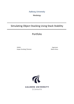 Simulating Object Stacking Using Stack Stability Portfolio
