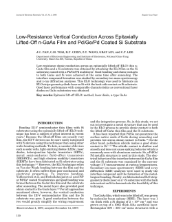 Low-resistance vertical conduction across epitaxially lifted
