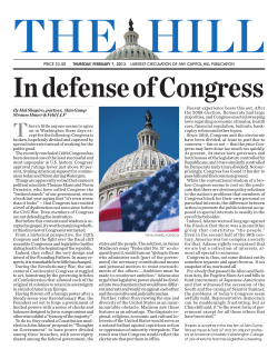 In defense of Congress