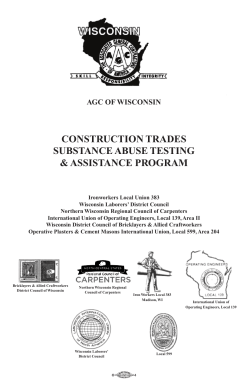 construction trades substance abuse testing