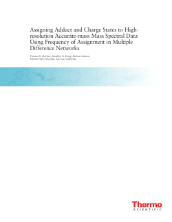 Assigning Adduct and Charge States to High