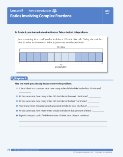 Ratios Involving Complex Fractions