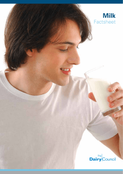 Factsheet - Dairy Council